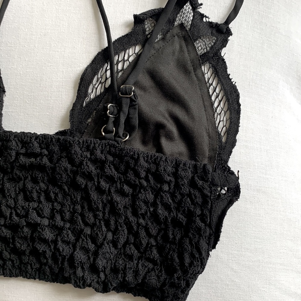 Francesca’s Black Lace Bralette - Picture 3 of 5